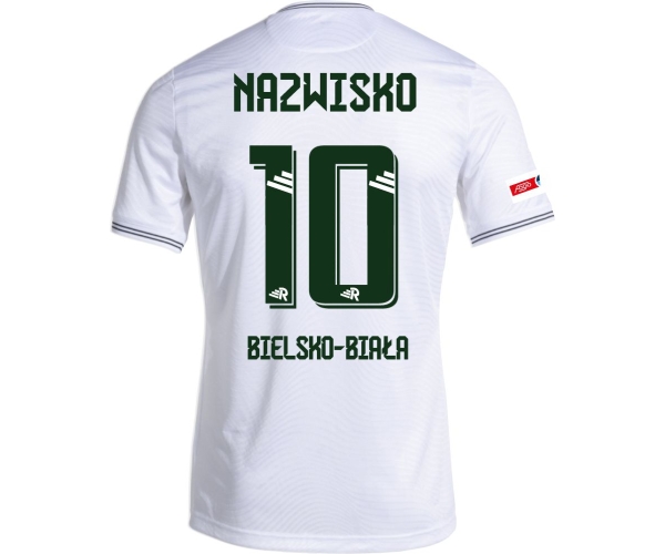 Koszulka meczowa Futsal Ekstraklasa Rekord Bielsko-Biała 26/27 biała personalizowana